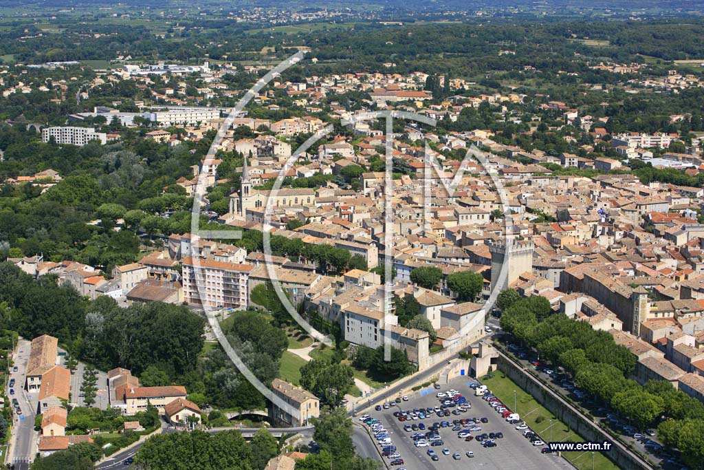 Photo arienne de Carpentras