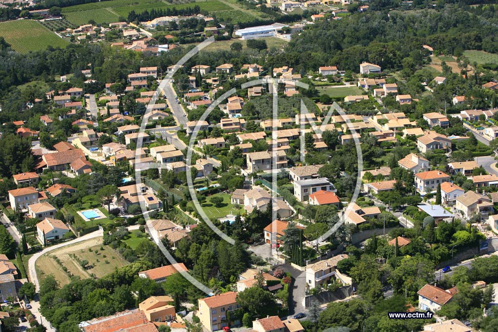 Photo arienne de Carpentras