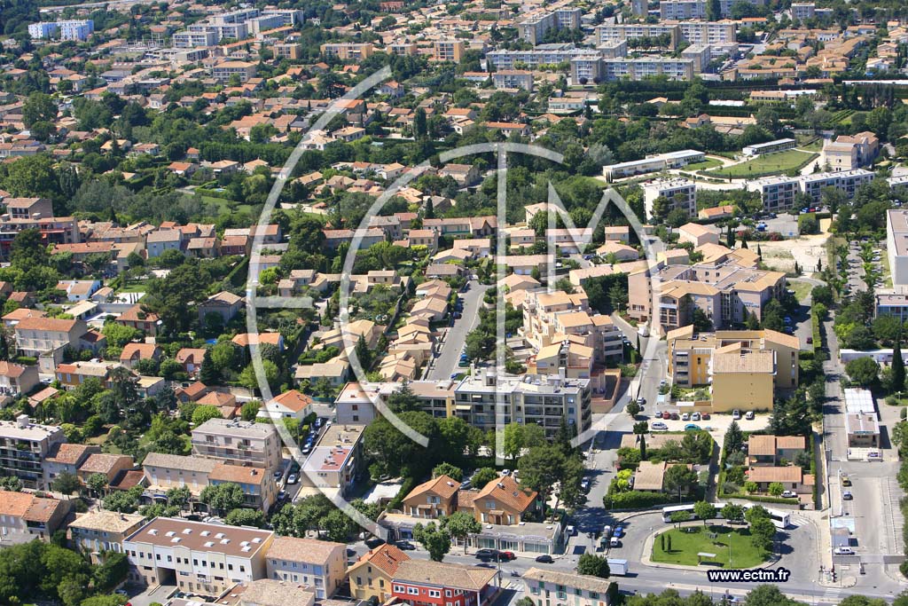 Photo arienne de Carpentras