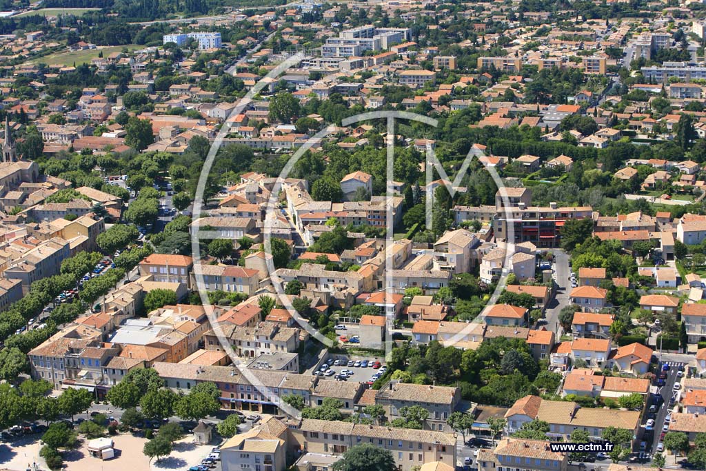 Photo arienne de Carpentras