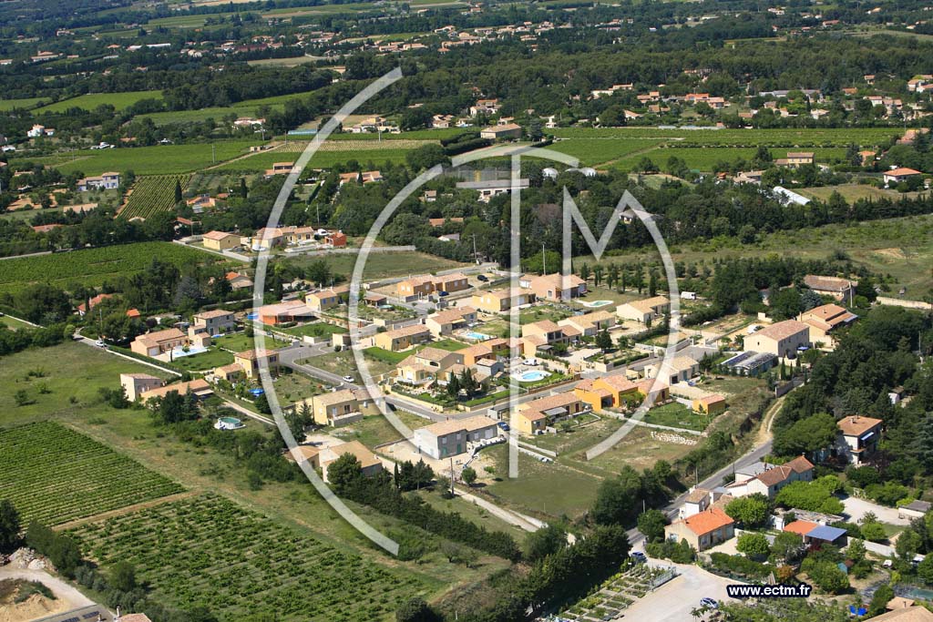 Photo arienne de Carpentras