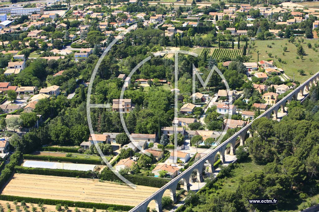 Photo arienne de Carpentras