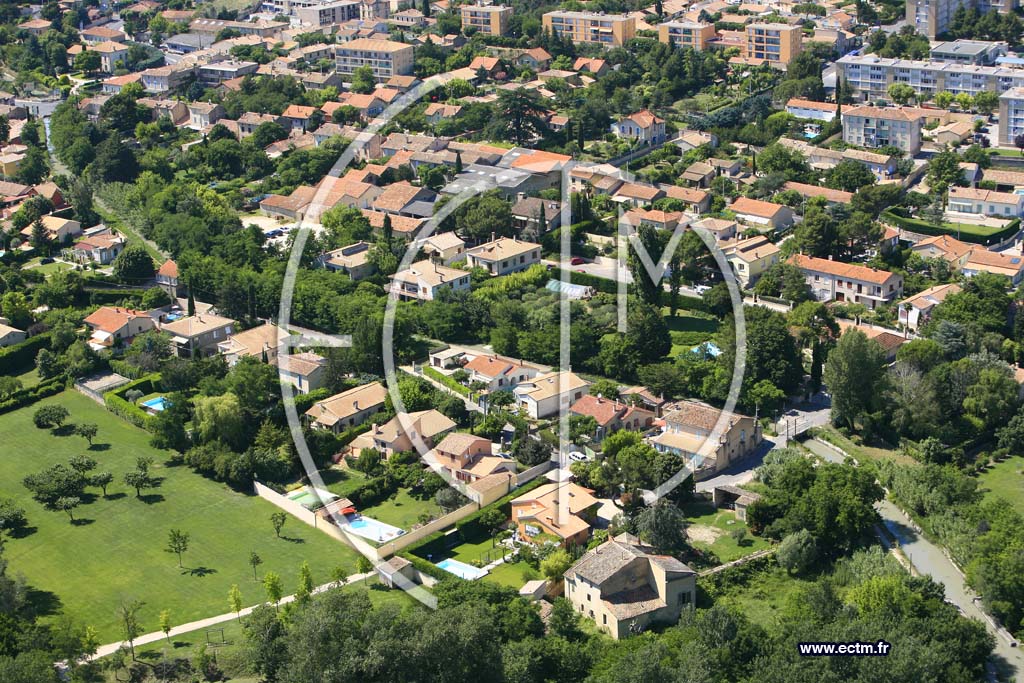 Photo arienne de Carpentras