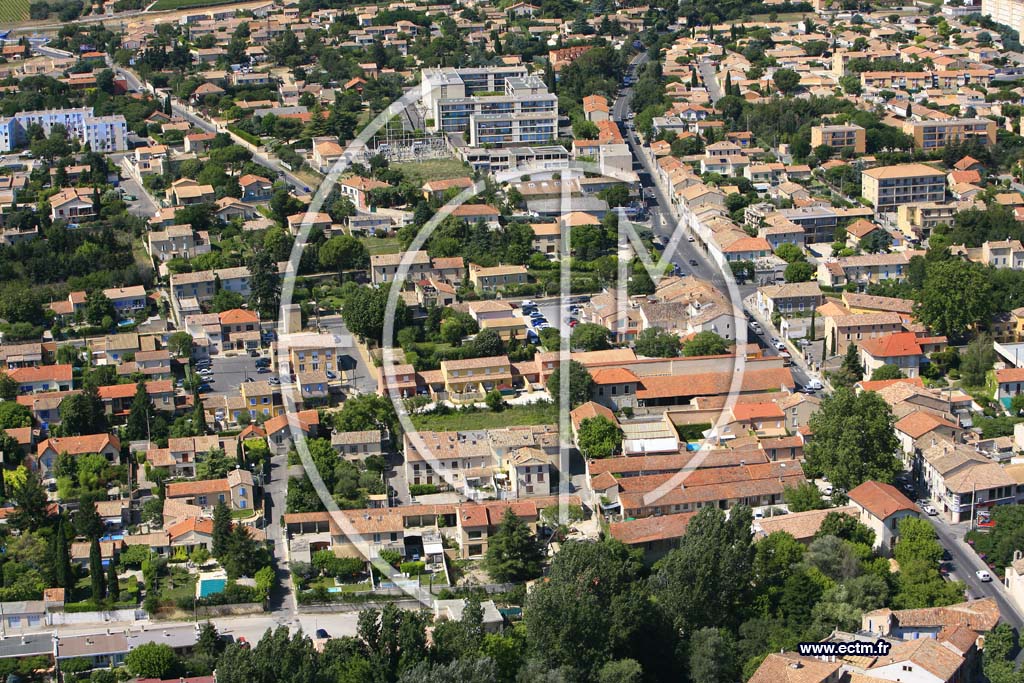Photo arienne de Carpentras