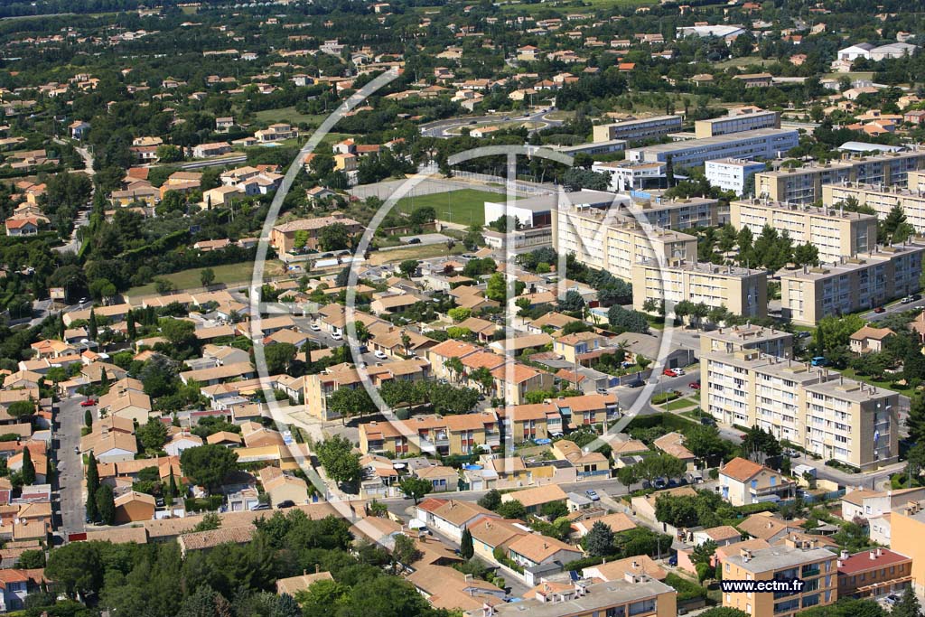 Photo arienne de Carpentras