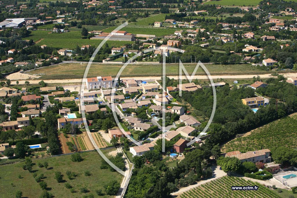 Photo arienne de Carpentras