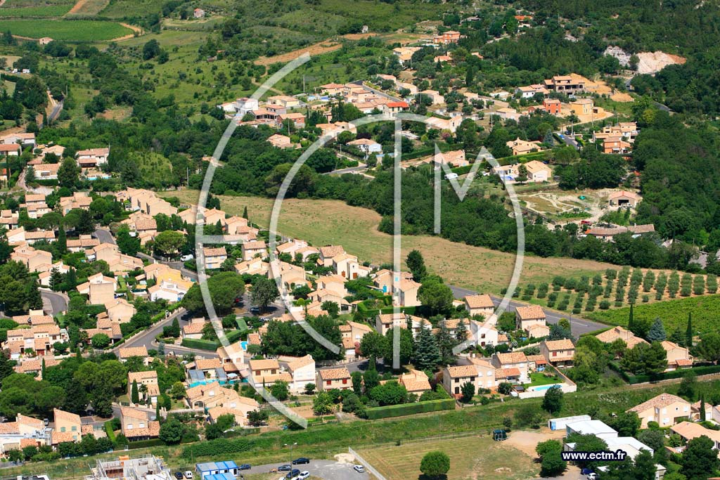 Photo arienne de Clermont l Herault
