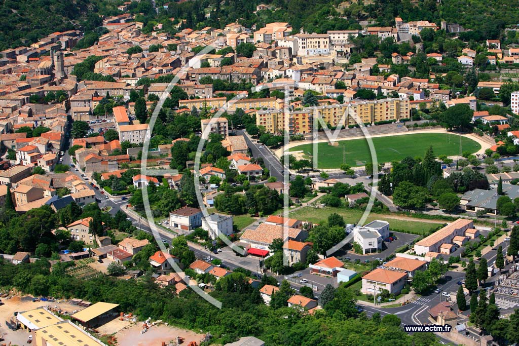 Photo arienne de Clermont l Herault