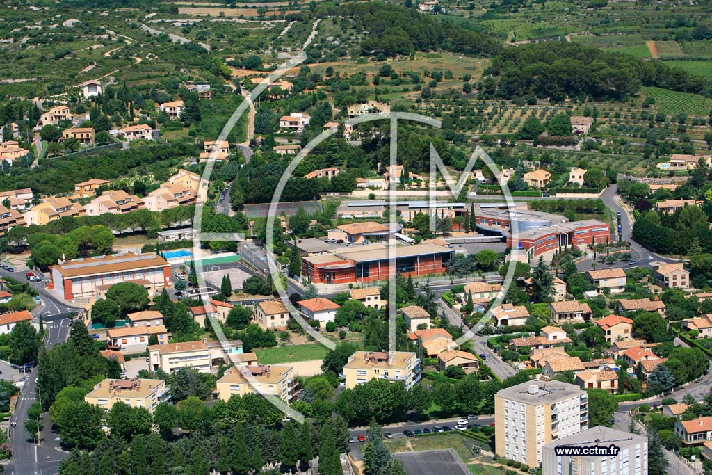 Photo arienne de Clermont l Herault