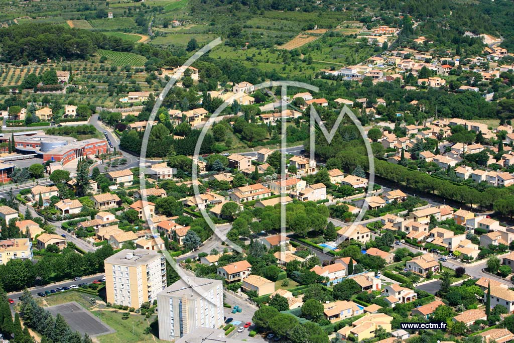 Photo arienne de Clermont l Herault