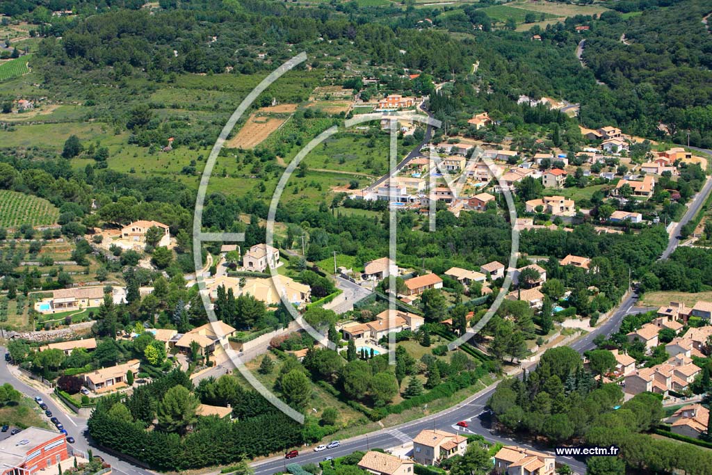 Photo arienne de Clermont l Herault