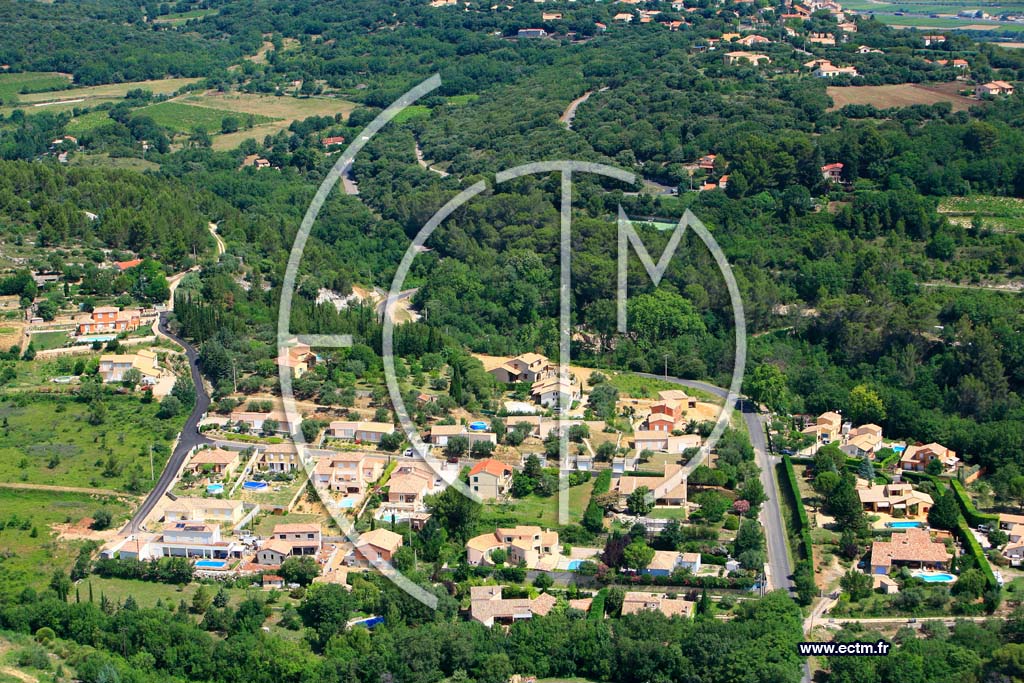 Photo arienne de Clermont l Herault