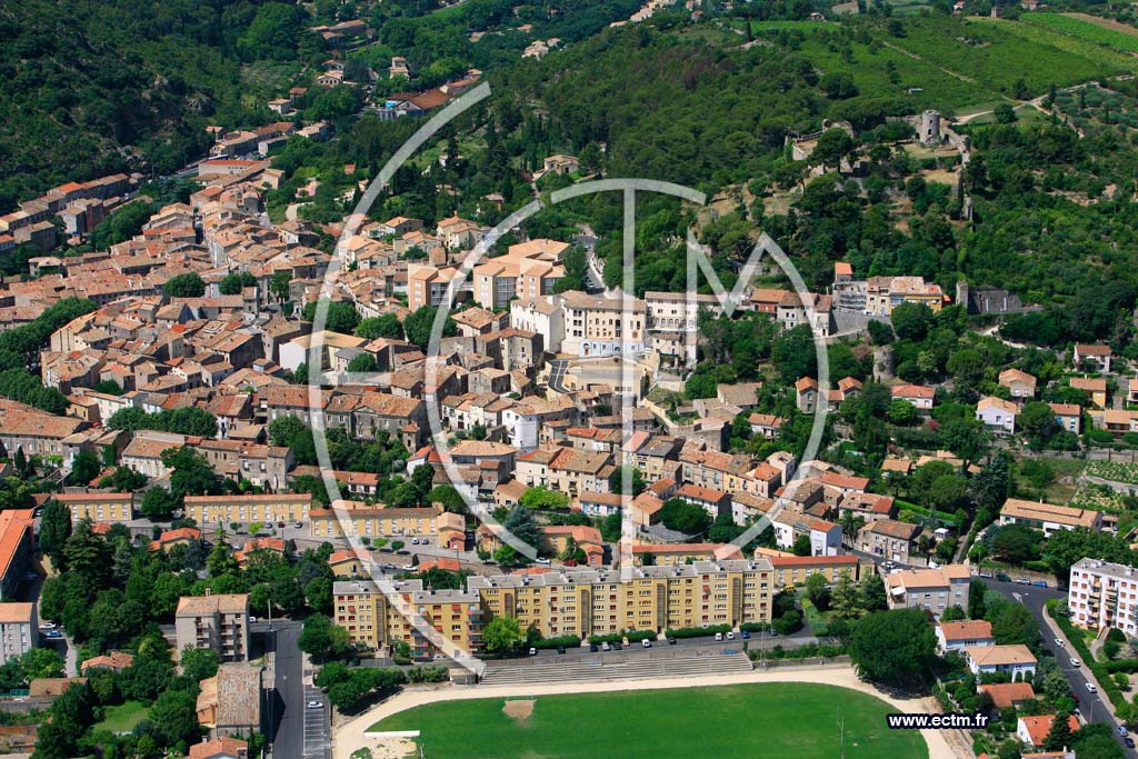 Photo arienne de Clermont l Herault