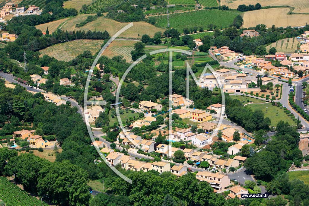 Photo arienne de Clermont l Herault
