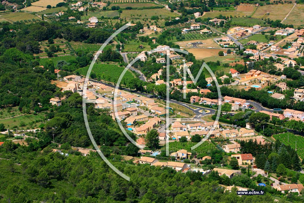 Photo arienne de Clermont l Herault
