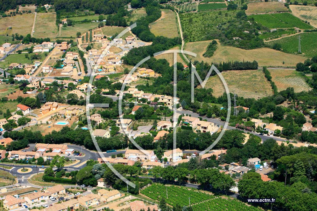 Photo arienne de Clermont l Herault