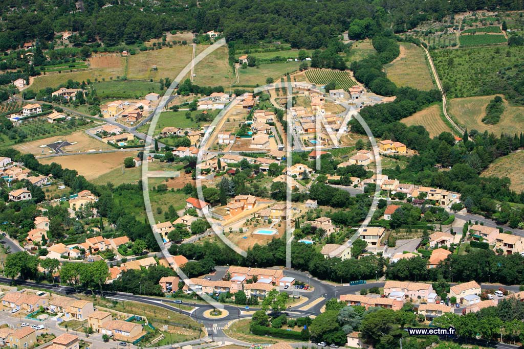 Photo arienne de Clermont l Herault