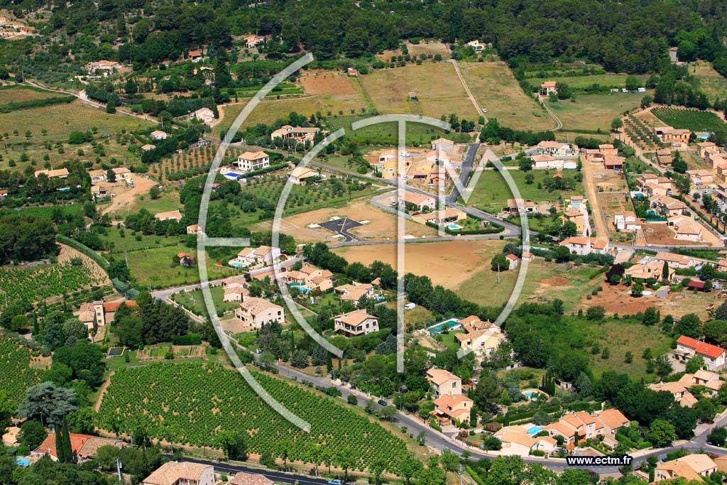 Photo arienne de Clermont l Herault