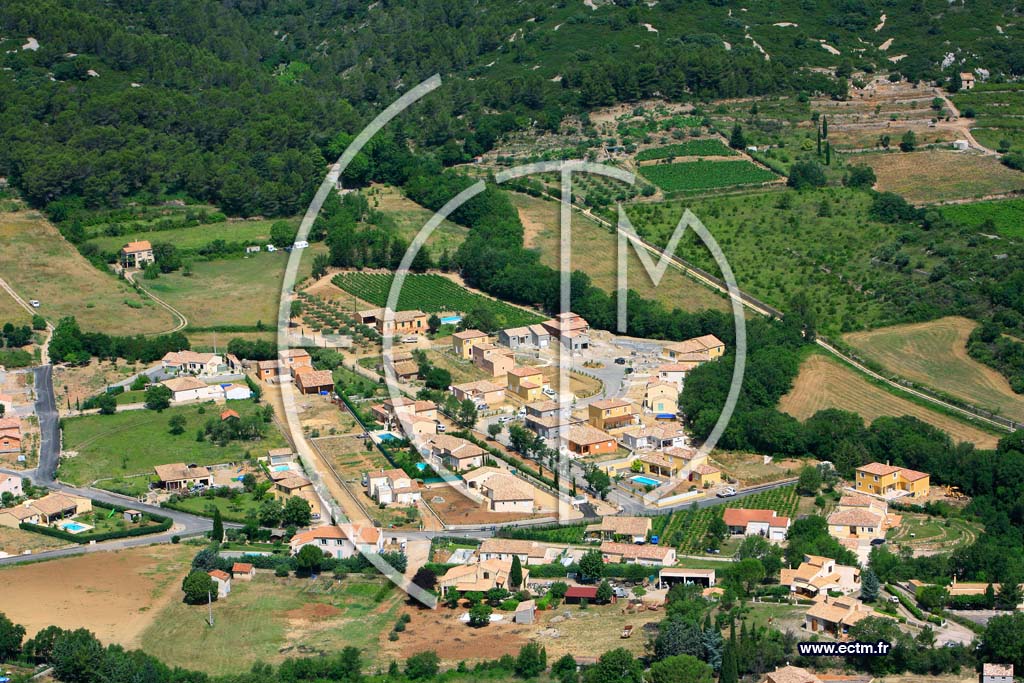 Photo arienne de Clermont l Herault