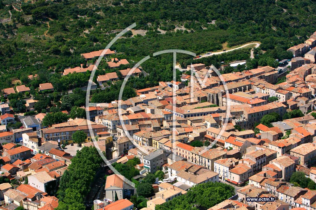 Photo arienne de Clermont l Herault