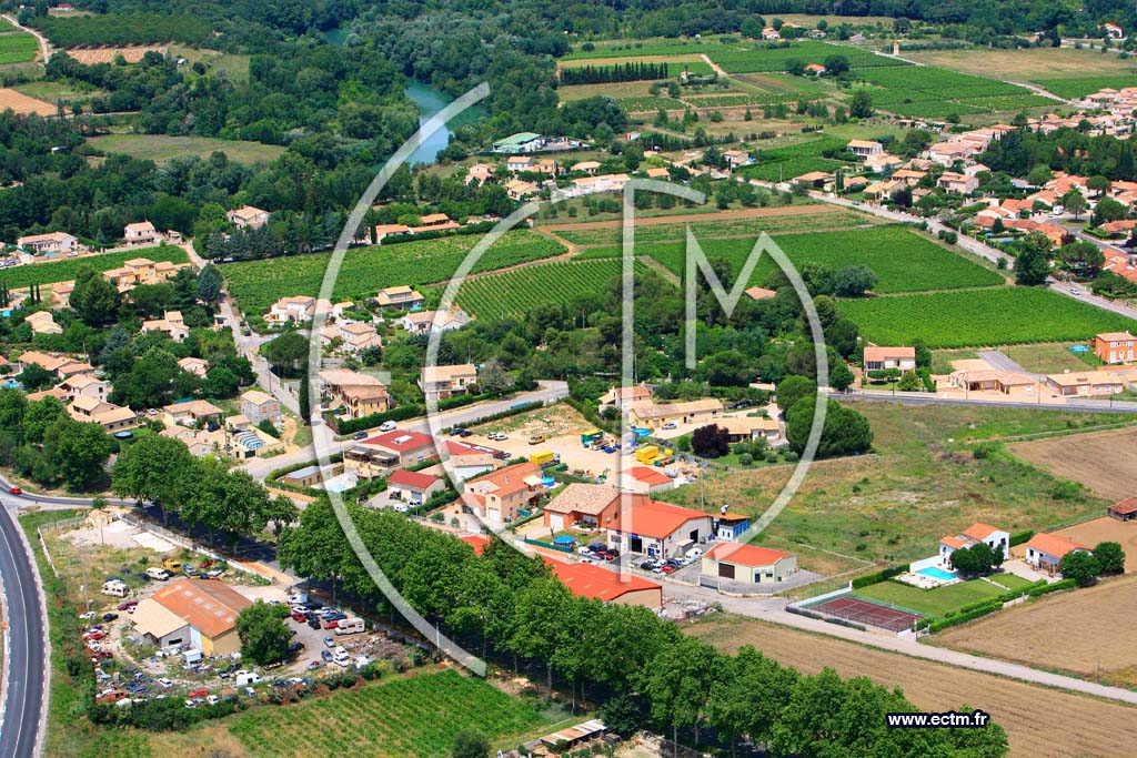 Photo arienne de Gignac