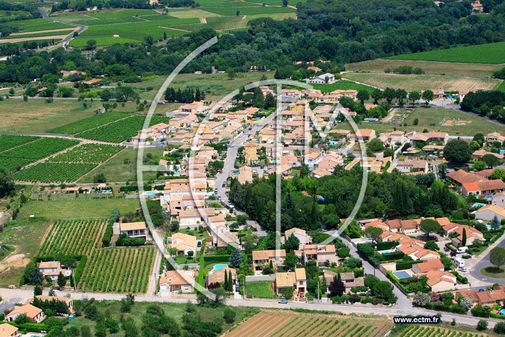 Photo arienne de Gignac