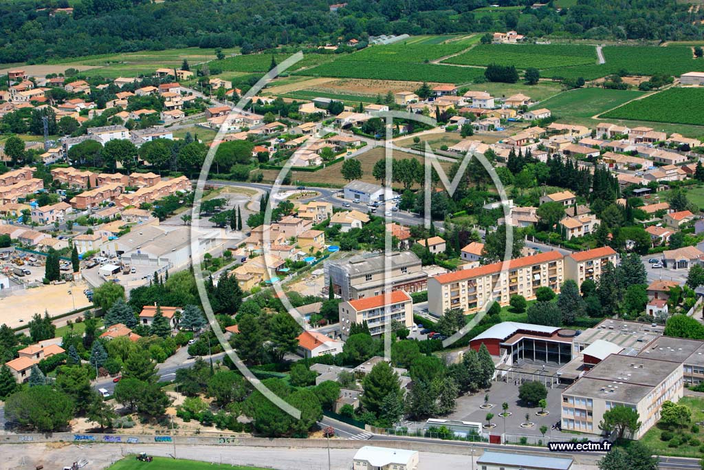 Photo arienne de Gignac