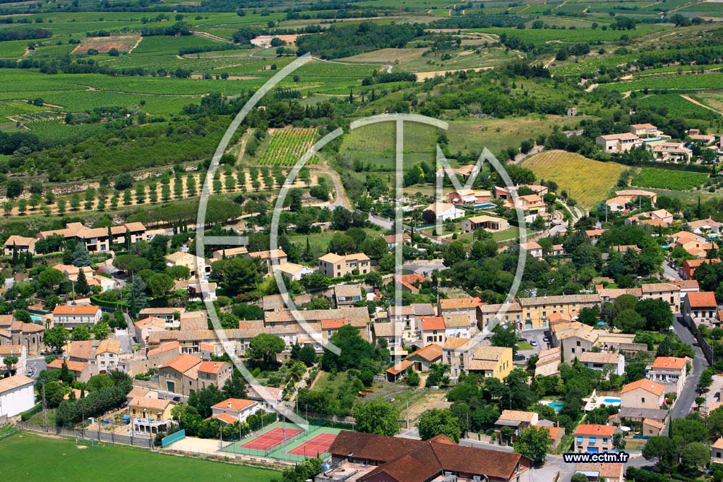 Photo arienne de Le Pouget