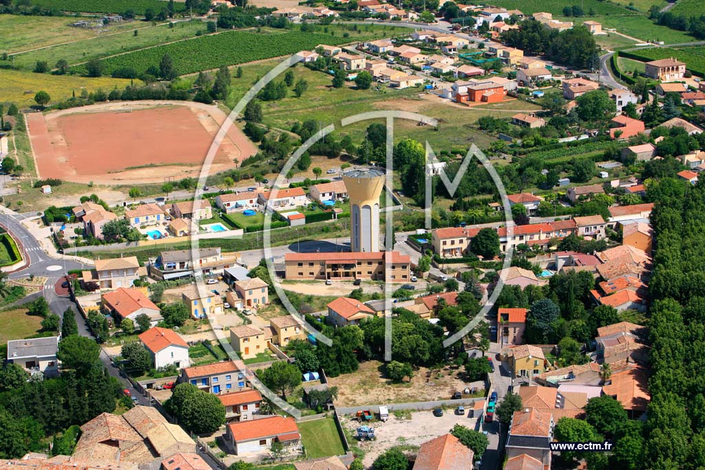 Photo arienne de Saint Andre de Sangonis