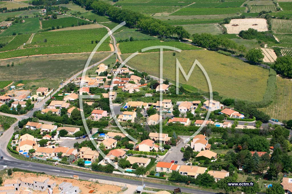 Photo arienne de Saint Andre de Sangonis