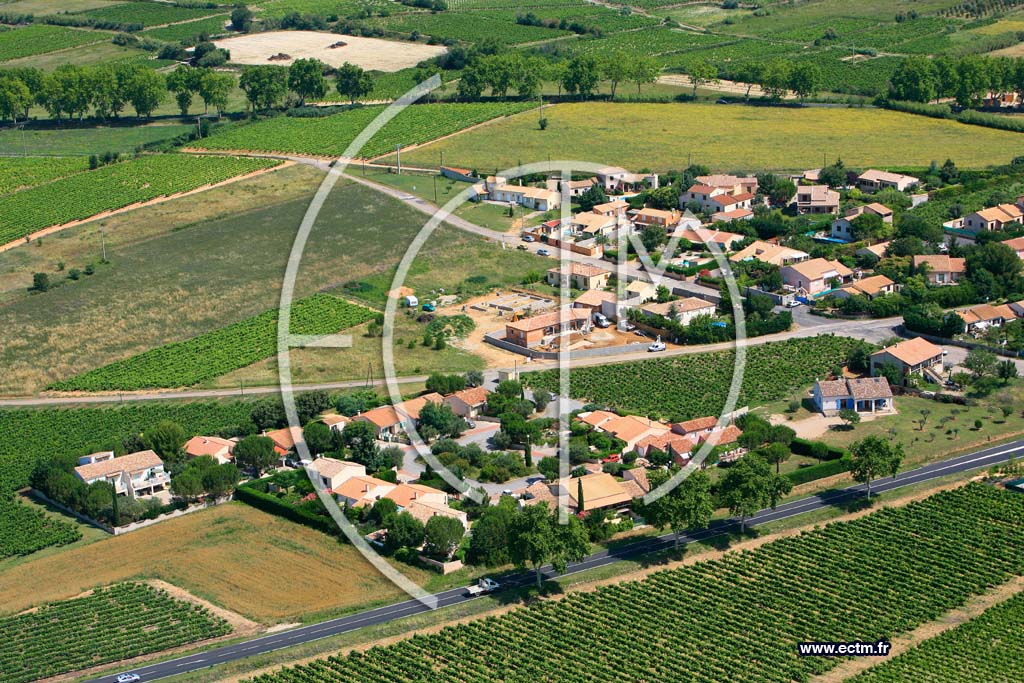 Photo arienne de Saint Andre de Sangonis