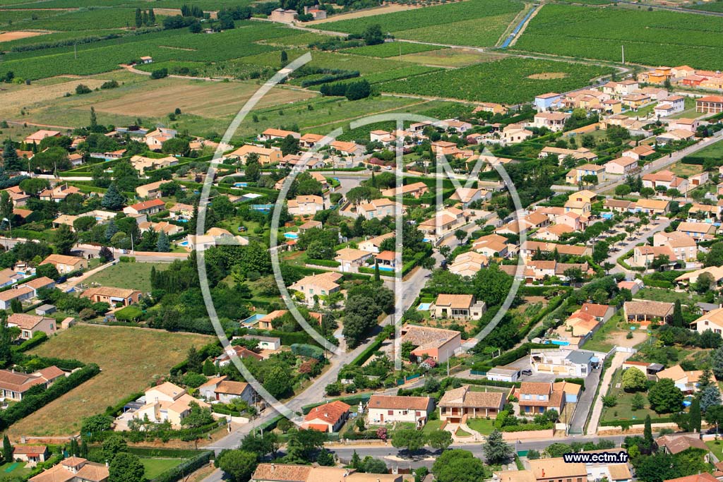Photo arienne de Saint Andre de Sangonis