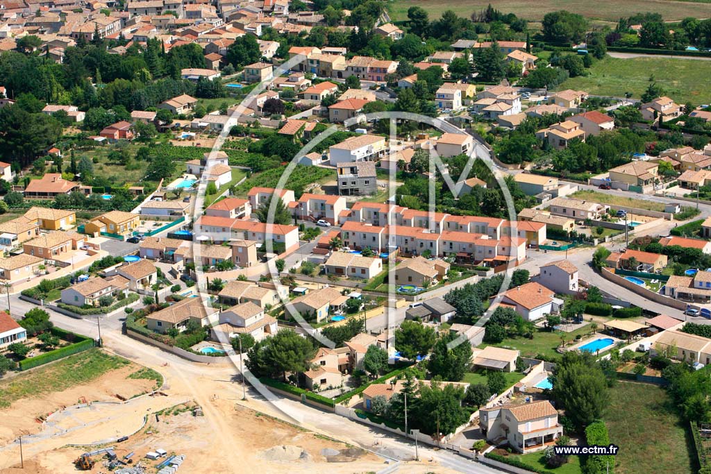 Photo arienne de Saint Andre de Sangonis