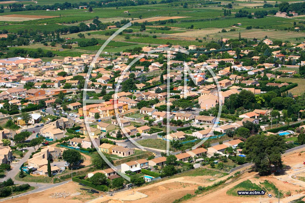 Photo arienne de Saint Andre de Sangonis