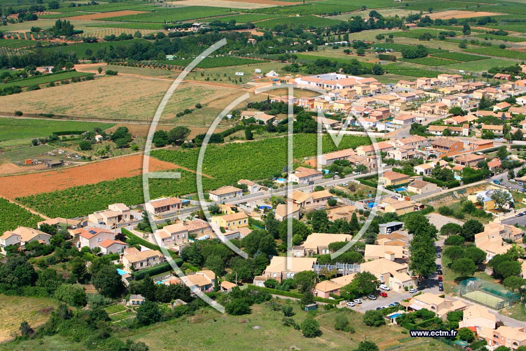 Photo arienne de Saint Andre de Sangonis