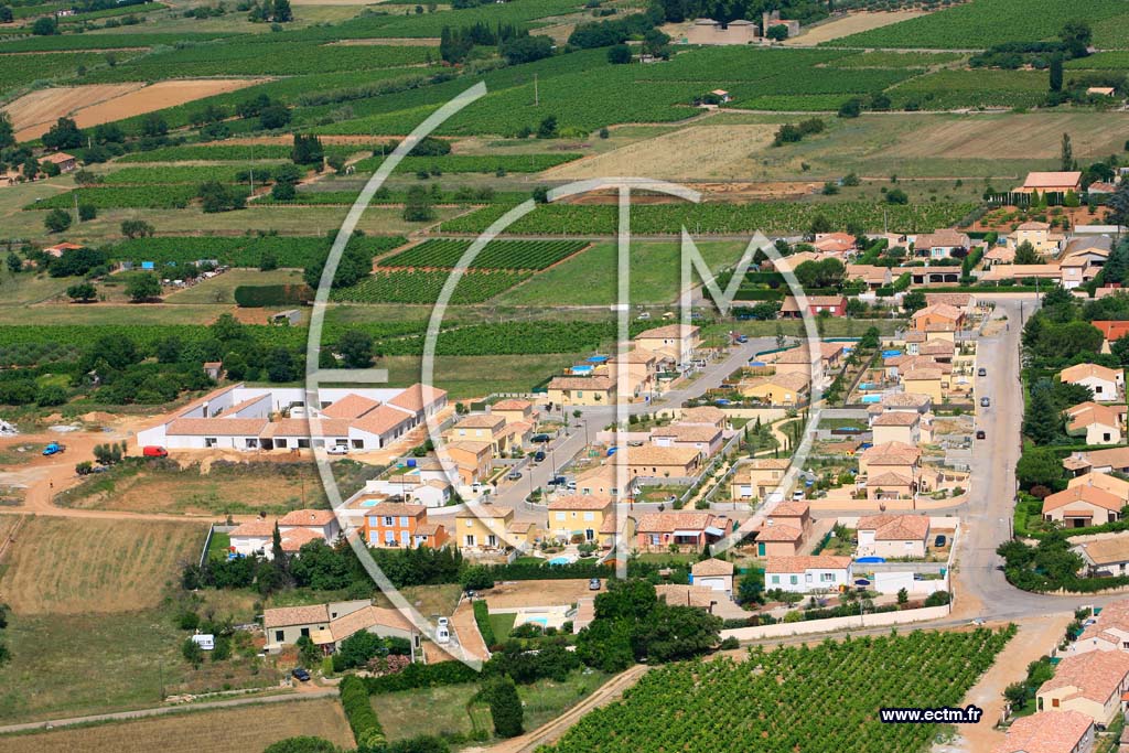 Photo arienne de Saint Andre de Sangonis