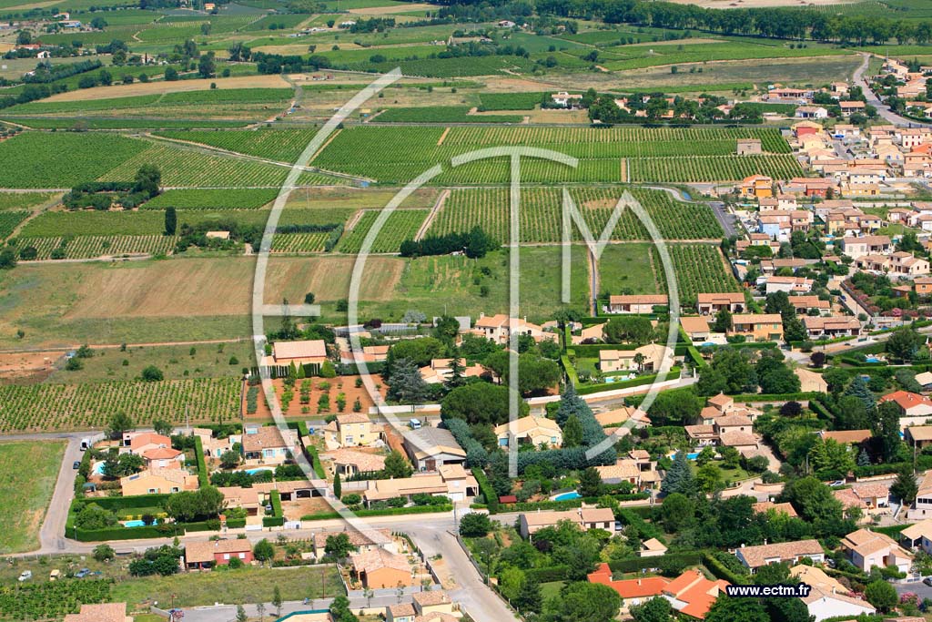 Photo arienne de Saint Andre de Sangonis