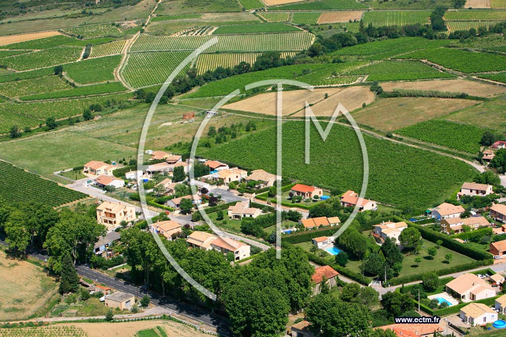 Photo arienne de Saint Felix de Lodez