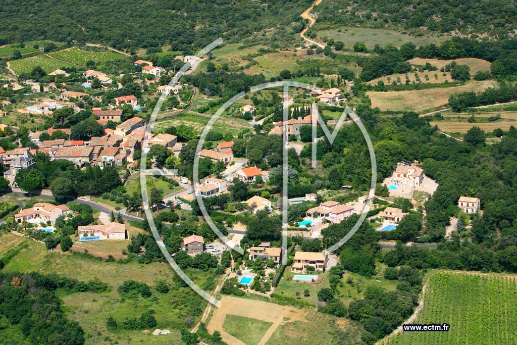 Photo arienne de Saint Guiraud
