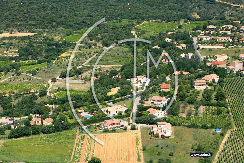 Photo arienne de Saint Guiraud
