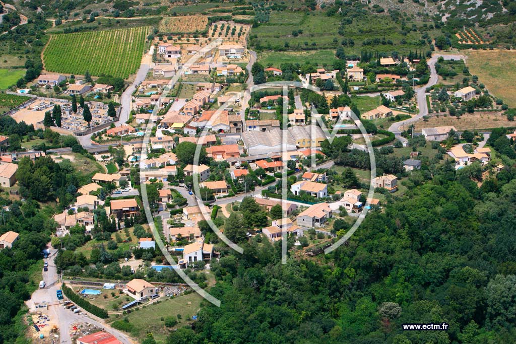 Photo arienne de Saint Jean de Fos