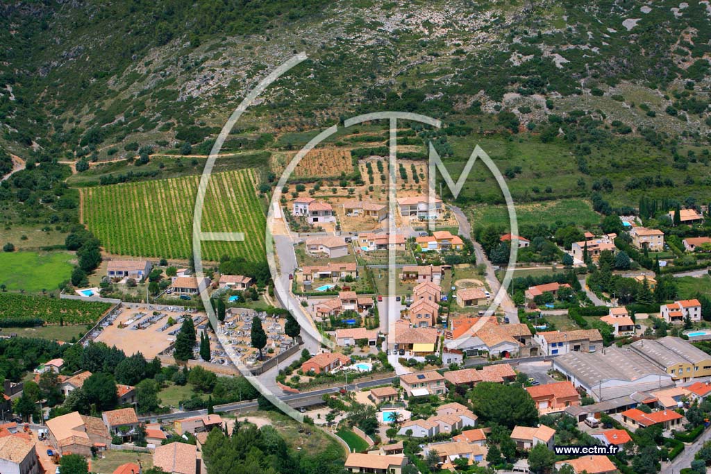 Photo arienne de Saint Jean de Fos