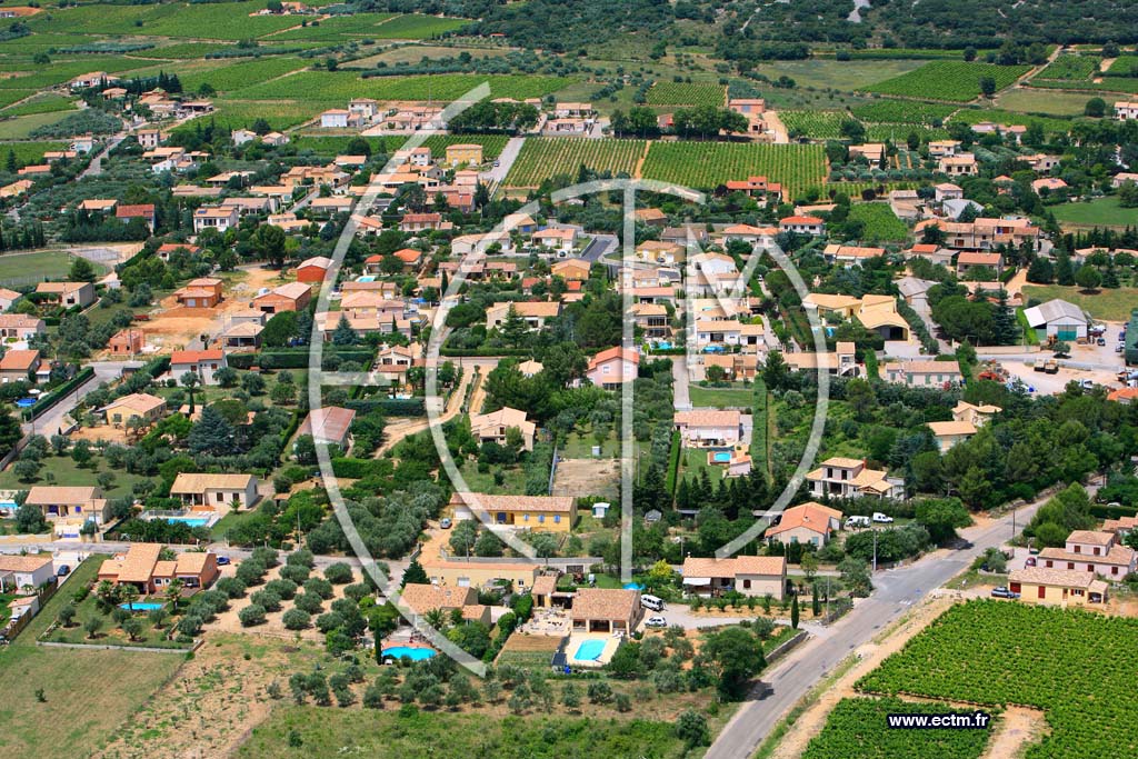 Photo arienne de Saint Jean de Fos