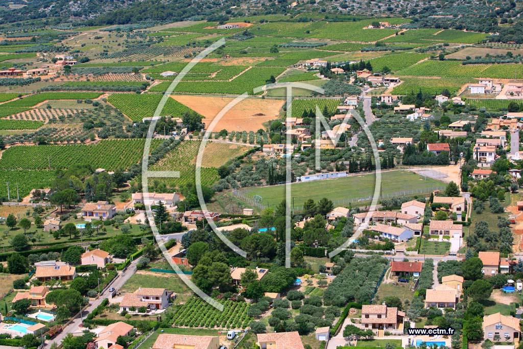 Photo arienne de Saint Jean de Fos