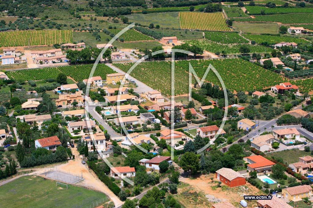 Photo arienne de Saint Jean de Fos