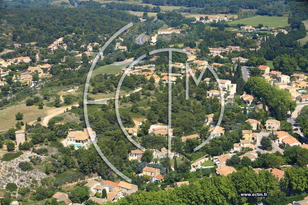 Photo arienne de Paradou