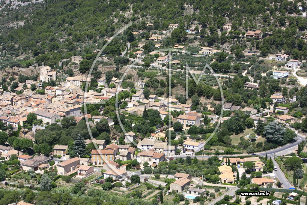 Photo arienne de Beaumes de Venise