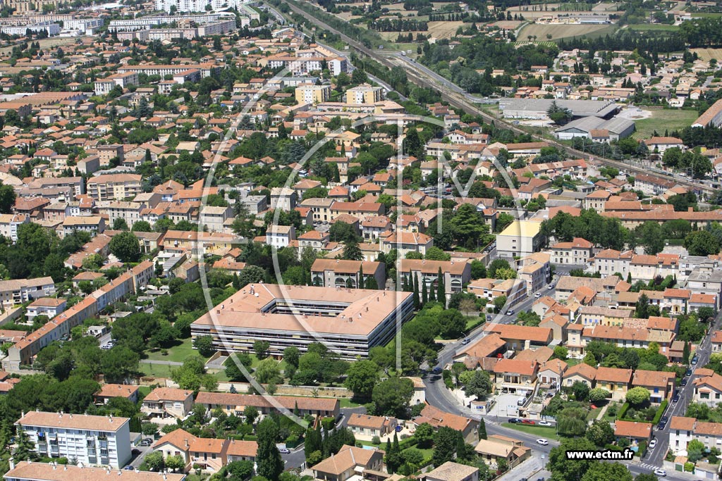 Photo arienne de Orange