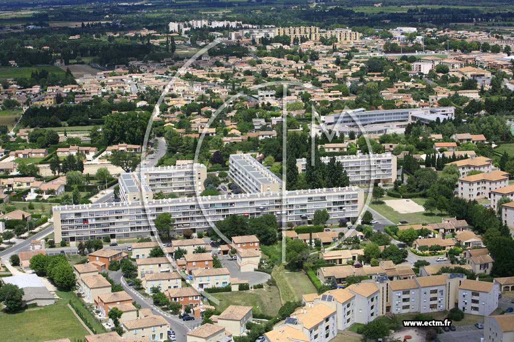 Photo arienne de Orange