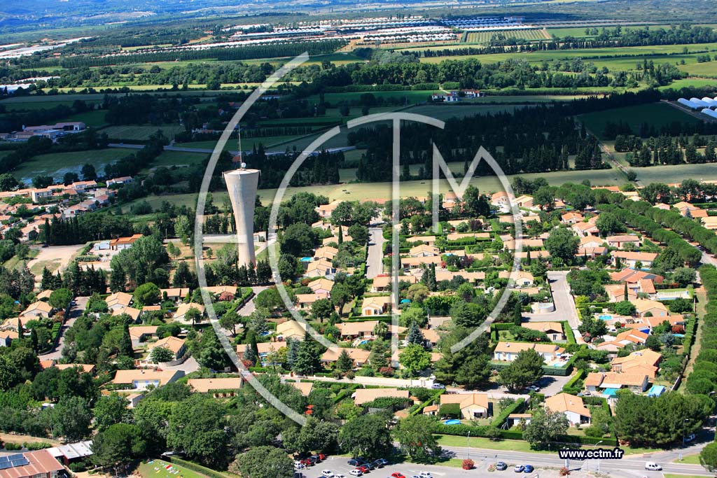 Photo arienne de Saint Martin de Crau